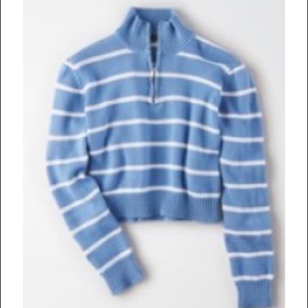 American Eagle Crop quarter zip